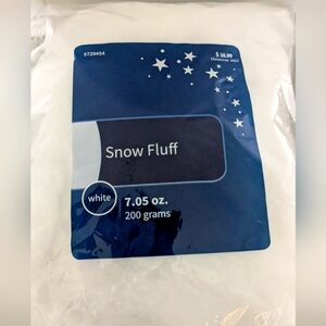 Soft White Snow Fluff